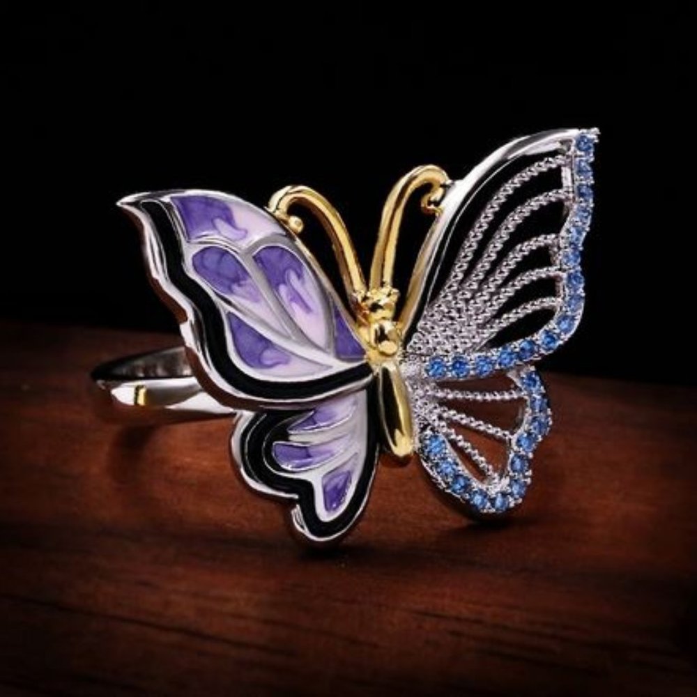 Butterfly Sterling Silver Ring